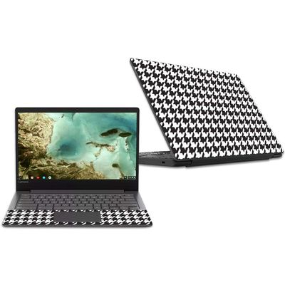 MightySkins Skin Compatible with Lenovo Chromebook S330 (2018) - Houndstooth | Protective, Durable, and Unique Vinyl Decal wrap Cover | Easy to Apply, Remove, and Change Styles | Made in The USA