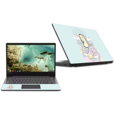 MightySkins Skin Compatible with Lenovo Chromebook S330 (2018) - Modern Lisa | Protective, Durable, and Unique Vinyl Decal wrap Cover | Easy to Apply, Remove, and Change Styles | Made in The USA