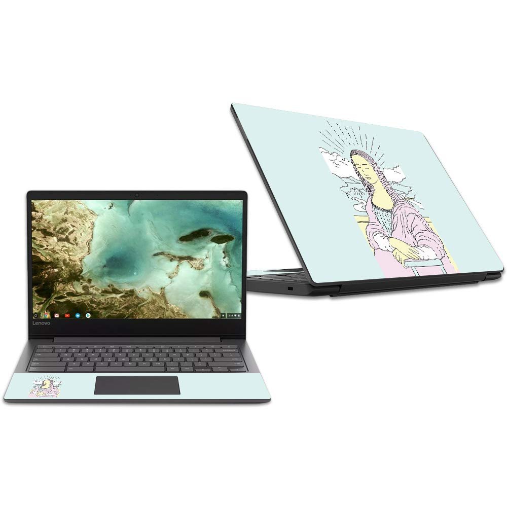 MightySkins Skin Compatible with Lenovo Chromebook S330 (2018) - Modern Lisa | Protective, Durable, and Unique Vinyl Decal wrap Cover | Easy to Apply, Remove, and Change Styles | Made in The USA