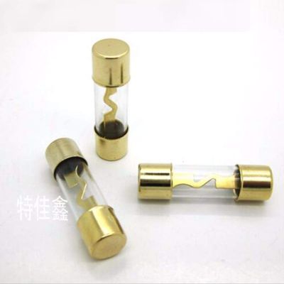 Davitu 2pcs 1038mm fuse Gold plated Car stereo The fuse tube 10x38mm 32V 10A 15A 20A 25A 30A 40A 50A 60A 70A 80A 100A - (AMP: 50A)