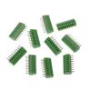 Davitu 10 Pcs 2Pin-10Pin Screw PCB Mounted Terminal Blocks Connector 2.54mm Pitch - (Color: 9pin) view 1