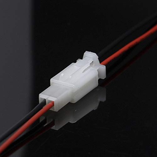 Davitu 5pcs/set Wire Connector Block Socket 2/3/4 Pin Male+Female Plug Car Terminal 2.8mm For Automotive - (Color: 2 pins)