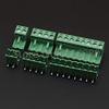 Davitu 20 Set 5.08MM Pitch PCB Pluggable Terminal Block Connector 2/3/4/5/6/7/8/9/10P Right Angle Open KF2EDGK Green - (Color: 7P) view 1