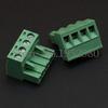 Davitu 20 Set 5.08MM Pitch PCB Pluggable Terminal Block Connector 2/3/4/5/6/7/8/9/10P Right Angle Open KF2EDGK Green - (Color: 7P) view 3