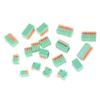 Davitu 5PCS Davitu 2/3/4/5/6/7/8/9/10P KF141R KF141V 2.54mm Pitch PCB Connectors Spring Screless Copper Green Terminal Block Bent Foot - (Color: 5) view 3
