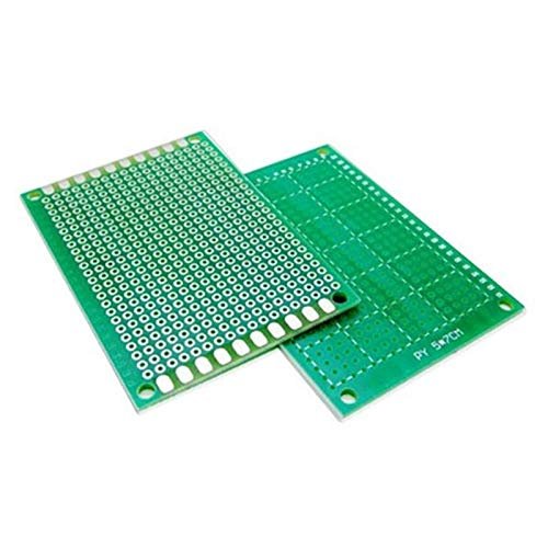 Davitu 5PC Ssingle Side Prototype PCB nned Universal Breadboard 5x7 cm 50mmx70mm