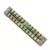 Davitu 1 Pcs Dual Row Barrier Screw Terminal Block Wire Connector 600V 15A TB15 series - (Color: 12 Position) view 1