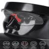 BLAZERBUCK Replacement Nose Pads Nose Pieces for Oakley M Frame Series Sunglasses - Black + Red view 4