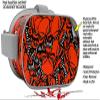Decal Style Skin Wrap Compatible with Oculus Go Headset - Scattered Skulls Red (Oculus NOT Included) view 2