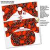 Decal Style Skin Wrap Compatible with Oculus Go Headset - Scattered Skulls Red (Oculus NOT Included) view 3