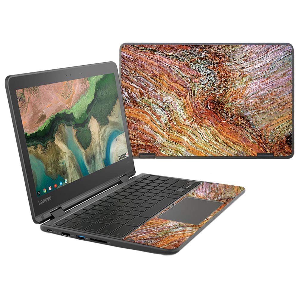 MightySkins Skin Compatible with Lenovo 300e Chromebook 11.6" (2018) - Woodlands | Protective, Durable, and Unique Vinyl Decal wrap Cover | Easy to Apply, Remove, and Change Styles | Made in The USA