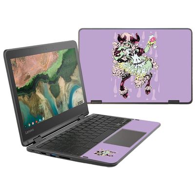 MightySkins Skin Compatible with Lenovo 300e Chromebook 11.6" (2018) - Satyr | Protective, Durable, and Unique Vinyl Decal wrap Cover | Easy to Apply, Remove, and Change Styles | Made in The USA