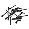 ZHONGJIUYUAN 32 Pieces Screw Pin Rivet Rubber PC Fan Noise Absorbtion Fans Anti Vibration Mount Silicone Screws (Black) view 2