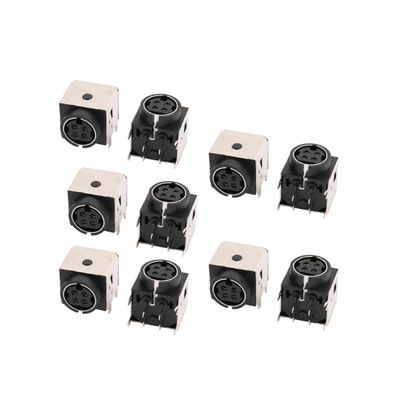 Aexit 10 Pcs Distribution electrical DC Power Socket Connector 4P for Gateway M350 M675 M350WVN
