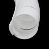 Aexit 30mm Dia Electrical equipment Flexible Spiral Tube Cable Wire Wrap White 5 Meters Long with Clip view 2