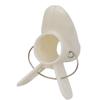 Aexit 30mm Dia Electrical equipment Flexible Spiral Tube Cable Wire Wrap White 5 Meters Long with Clip view 3