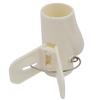 Aexit 30mm Dia Electrical equipment Flexible Spiral Tube Cable Wire Wrap White 5 Meters Long with Clip view 4