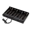 Aexit DC ON/OFF Power supply and power module Switch 8 x 1.5V AA Battery Case Holder Enclosed Box Black view 2