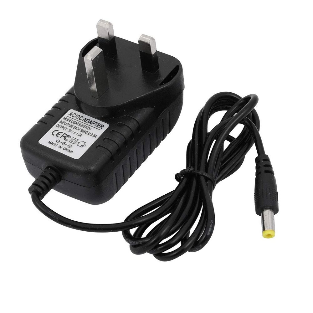 Aexit UK Plug Power supply and power module AC100-240V to DC5V 1A 5.5x2.5mm Power Supply Adapter Converter Charger