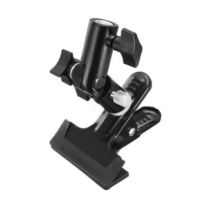 Aexit Adjustable Hot Lighting fixtures and controls Shoe Bracket with Clamp Clip Holder for Photographic Reflector