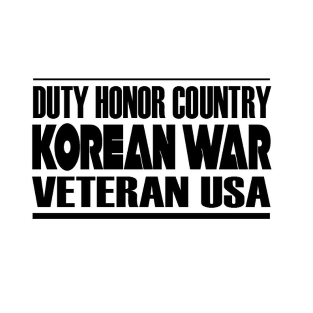 Custom Brother - Duty Honor Country Korean WAR Veteran USA Car Laptop Wall Sticker d97