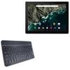 BoxWave Keyboard Compatible with Google Pixel C - SlimKeys Bluetooth Keyboard, Portable Thin with Chiclet-Style Keys - Jet Black view 1