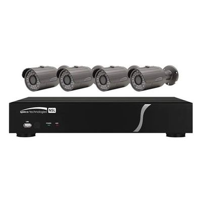 speco ZIPL84B2 8-Channel Plug-N-Play NVR 1080p 2TB with 4-3.7mm