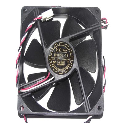 9cm D90SL-12 (GP) 12V 0.14A 3Wire YateLoon 90mm Case Fan D90SL-12(GP) 9025