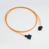 HOTRIMWORLD 200cm Most Fiber Optic Cable,Most Fiber Optic Adapter Connector,for BMW Audi Mercedes Porsche VW,Male to Female view 1