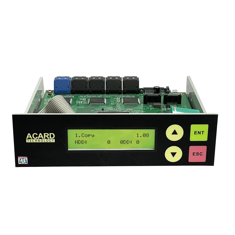 ACARD 1 to 11 Controller for Blu-ray BD / DVD / CD Disc Copy Duplicator + SATA Cables