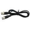 ANVISION 4-Pack Black 1m 3.3ft BNC Male to BNC Male Jumper Cable with Black Connector for CCTV DVR to TV System view 3