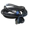 9 Pin 83/200 kHz Shoot-Thru or trolling-Motor Mount Skimmer with Remote Temp Sensor with Blue Connector. view 1