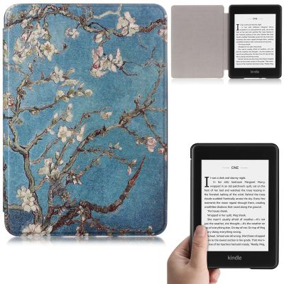 Artyond Case For 6" Kindle Paperwhite (10th Generation, 2018 Release), Thinnest Lightweight PU Leather Cover with Smart Auto Sleep/Wake Case for Amazon Kindle Paperwhite 2018 E-Reader, Prunus
