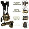 Binoculars Harness Case Pack, Bino Pack with Rangefinder Compartment - Detachable Molle Compartments Camouflage for Hunting, Hiking and Birdwatching view 3