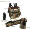 Binoculars Harness Case Pack, Bino Pack with Rangefinder Compartment - Detachable Molle Compartments Camouflage for Hunting, Hiking and Birdwatching view 4