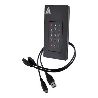 Apricorn 1TB Aegis Fortress L3 - FIPS Validated, SSD USB 3.0 Hardware Encrypted Portable Drive