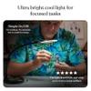 Brightech LightView Pro Flex 2 in 1 Magnifying Desk Lamp, 2.25x Light Magnifier, Adjustable Gooseneck Magnifying Glass with Light for Crafts, Reading, Close Work view 3