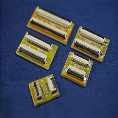 Davitu 10 pcs Flexible Flat Cable FFC FPC Extension Board 0.5 mm 6 Pin 8 10 12 14 16 20 22 24 26 30 32 36 40 45 50 54 60 Pin to Pin - (Color: 30 Pin)