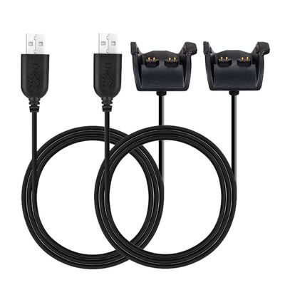 JIUJOJA 2Pack Replacement Charging Cable Cord Compatible with Garmin Vivosmart HR/HR+/HR Plus/Approach X40 (Not for Vivosmart) Smart Watch