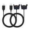 JIUJOJA 2Pack Replacement Charging Cable Cord Compatible with Garmin Vivosmart HR/HR+/HR Plus/Approach X40 (Not for Vivosmart) Smart Watch view 1