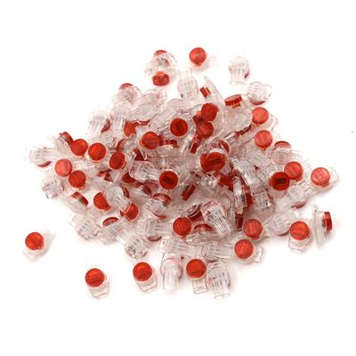 Davitu Wholesale 100PCS/LOTS 2.08mm NEWK3 dual Blade Connector Telephone line K3 Terminal Dual Blade for Three Wire Connection