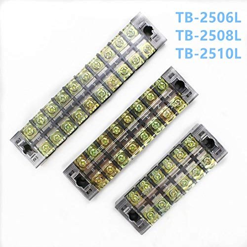 Davitu 1PCS TB2506 TB2508 TB2510 600V 25A Fixed Terminal Terminal Connector/Cable Connector/Wire Connector/ - (Color: TB-2508L)