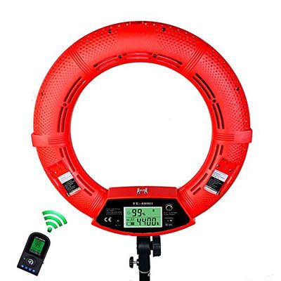 Yidoblo18 Dimmable Fluorescent Ring Light Kit: 96W 5500K Ring Light, Light Stand, Soft Tube, Filter and Bag for Photography YouTube Self Video Make-up (FE-480)