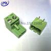 Onvas 20 Set 5.08MM Pitch PCB Pluggable Terminal Block Connector 2/3/4/5/6/7/8/9/10P Right Angle Seal KF2EDGK Green - (Color: 7P) view 1