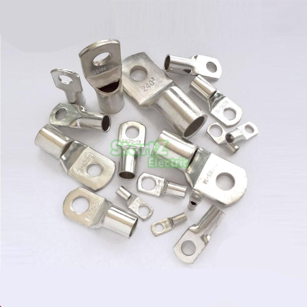 Davitu 10pcs SC70-12 Bolt Hole Tinned Copper Cable lugs Battery Terminals 70mm wire