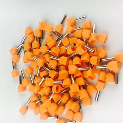 Davitu 100pcs TE4012 Dual Crimp terminal - (Color: Orange)