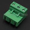 Davitu 20 Set 7.62MM PCB Pluggable Terminal Block Connectors 2/3/4/5/6/7/8/9/10P Right Angle KF2EDG-7.62 Copper - (Color: 3P) view 2