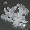 Davitu 100Pcs Brass Crimp Terminal 2.8/4.8/6.3mm Female Spade Connectors with 100Pcs Insulating Sleeves 22-16 AWG - (Color: 6.3mm 100Pairs) view 3
