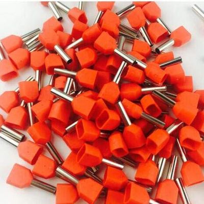 Davitu 100pcs TE4012 Dual Crimp terminal - (Color: Red)