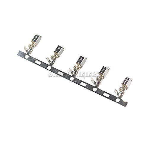 Davitu 100Pcs VH3.96 3.96mm Connector Reed Cold Head Metal Jumper Wire Cable Terminal For Housing VH3.96 Female